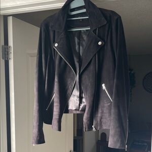 Quince Black Suede Jacket